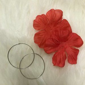 Hoop Sterling Silver 925 Stamp Sterling Siver Earrings